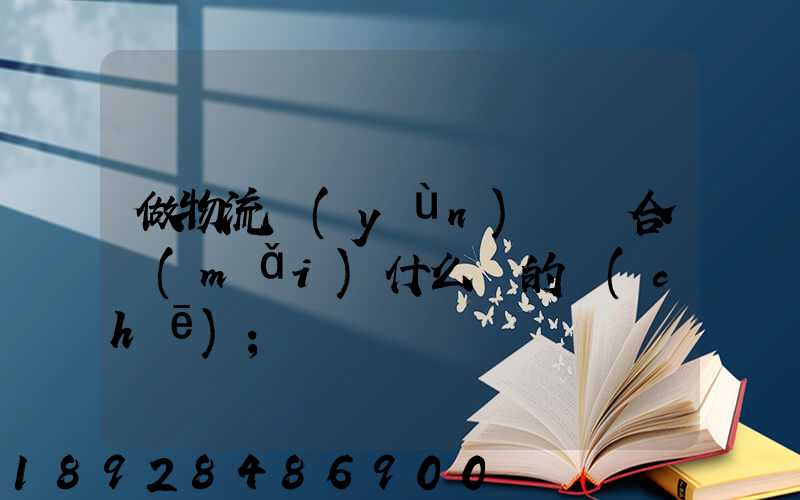 做物流運(yùn)輸適合買(mǎi)什么樣的車(chē)