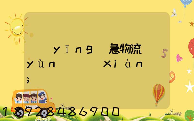 應(yīng)急物流運(yùn)輸現(xiàn)狀