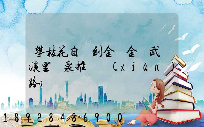 攀枝花自駕到金華金華武義溪里溫泉推薦線(xiàn)路