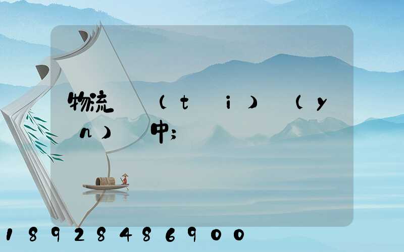 物流狀態(tài)運(yùn)輸中